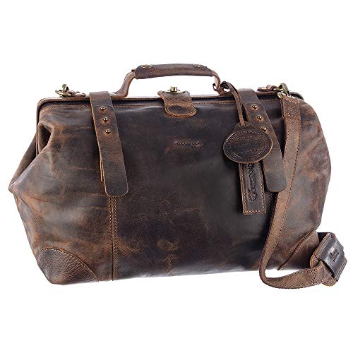 Greenland Nature Classic Bügeltasche Doktorkoffer Leder 41 cm von Greenland