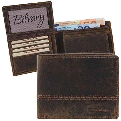 Greenland Nature Classic Geldbörse Leder 12.5 cm von Greenland