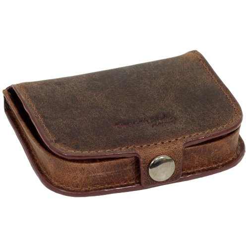 Greenland Nature Geldbörse Schüttelbörse Leder Braun von Greenland