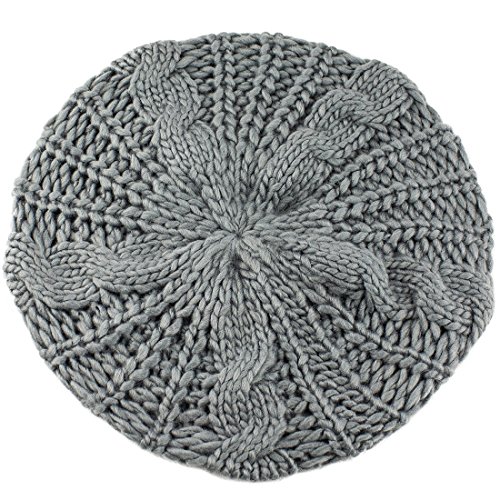 Greenlans Winter Damen Häkeln Stricken Slouch Baggy Baskenmützen Barette Mützen Beanie Hüte von Greenlans