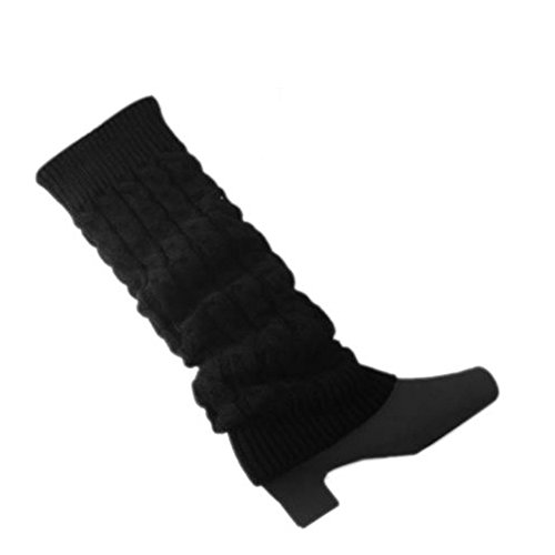 Greenlans Womens Häkelarbeit Strickte Geflochtenen Winter Beinwärmer Lang Strumpf Stiefel Stulpen Socken von Greenlans