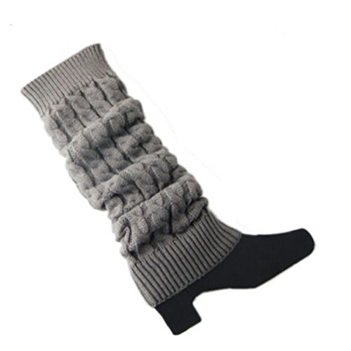 Greenlans Womens Häkelarbeit Strickte Geflochtenen Winter Beinwärmer Lang Strumpf Stiefel Stulpen Socken von Greenlans