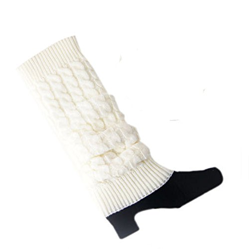 Greenlans Womens Häkelarbeit Strickte Geflochtenen Winter Beinwärmer Lang Strumpf Stiefel Stulpen Socken von Greenlans