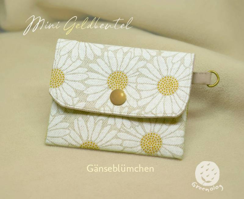 Geldbeutel Aus Beschichtete Baumwolle, Mini Portemonnaie, Geldbörse, Kartenetui, Reißverschluss Kartenfächer Mit Münzfach, Wasserdicht von Greenolog