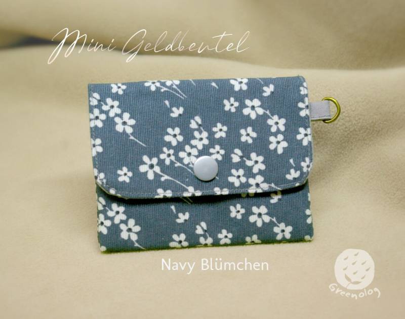 Geldbörse, Geldbeutel Aus Beschichtete Baumwolle, Mini Portemonnaie, Kartenetui, Reißverschluss Kartenfächer Mit Münzfach, Wasserdicht von Greenolog