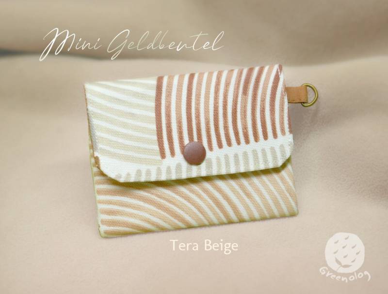 Geldbörse, Geldbeutel Aus Beschichtete Baumwolle, Mini Portemonnaie, Kartenetui, Reißverschluss Kartenfächer Mit Münzfach, Wasserdicht von Greenolog