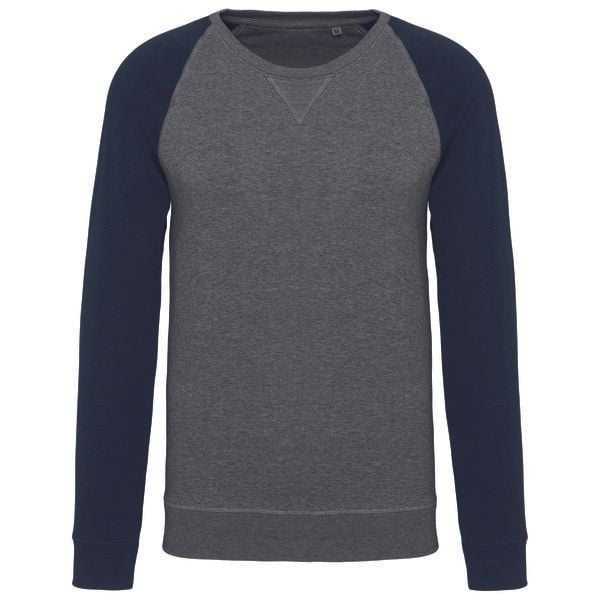 Greenspired Zweifarbiges Raglan Sweatshirt French Terry BIO von Greenspired