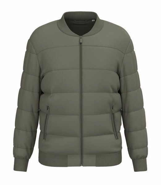 Greenspired Nachhaltige Unisex-Steppjacke mit Teddykragen 380g/m² von Greenspired