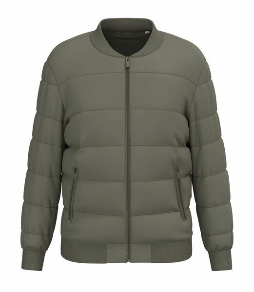 Greenspired Nachhaltige Unisex-Steppjacke mit Teddykragen 380g/m² von Greenspired