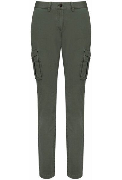 Greenspired Umweltfreundliche ausgewaschene Damencargohose 250g/m² von Greenspired