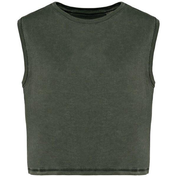 Greenspired Umweltfreundliches ärmelloses Cropped Damen-T-Shirt 165g/m² Greenspired Umweltfreundliches ärmelloses Cropped Damen-T-Shirt 165g/m² von Greenspired