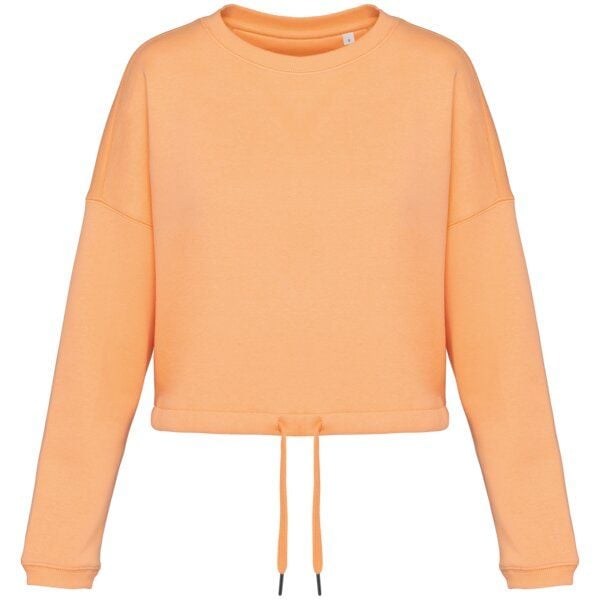 Greenspired Umweltfreundliches cropped Oversize Damen Sweatshirt mit Rundhalsausschnitt 280g/m² XS- XL von Greenspired