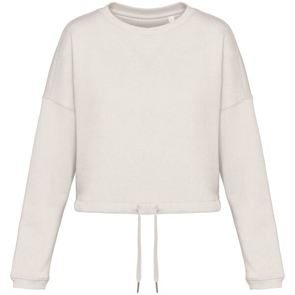 Greenspired Umweltfreundliches cropped Oversize Damen Sweatshirt mit Rundhalsausschnitt 280g/m² XS- XL von Greenspired