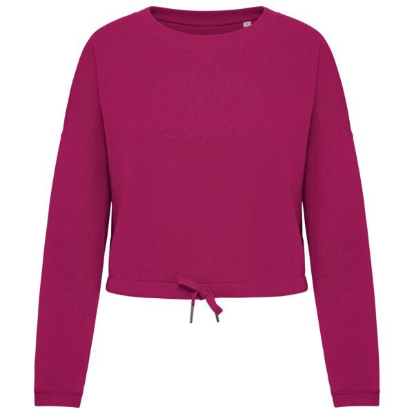Greenspired Umweltfreundliches cropped Oversize Damen Sweatshirt mit Rundhalsausschnitt 280g/m² XS- XL von Greenspired