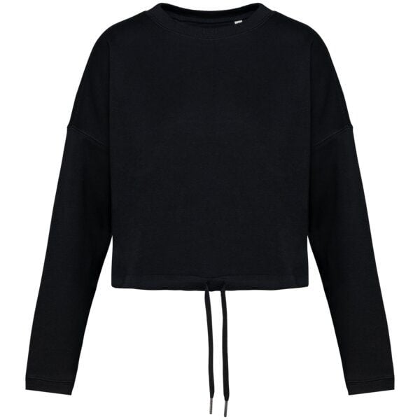 Greenspired Umweltfreundliches cropped Oversize Damen Sweatshirt mit Rundhalsausschnitt 280g/m² XS- XL von Greenspired