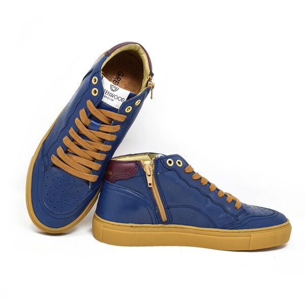 Greenwood Berlin GWB Sneaker Unisex Base high blau von Greenwood Berlin