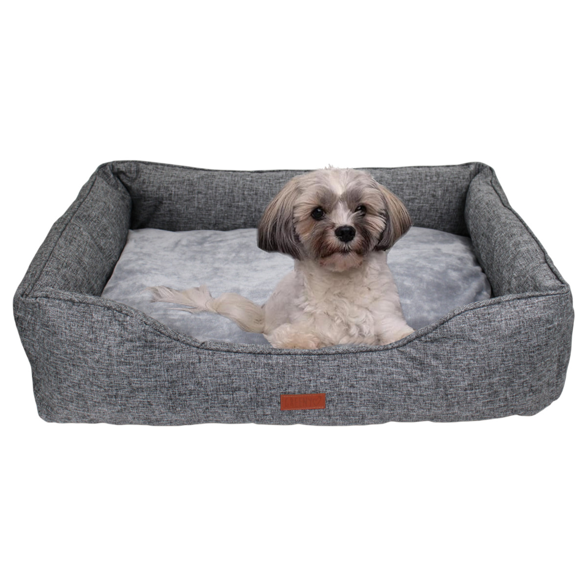 Hundekörbchen Hundebett Hundekissen Hundesofa dunkelgrau 78 x 58 x 19 cm nachha Hundekörbchen Hundebett Hundekissen Hundesofa dunkelgrau 78 x 58 x 19 cm nachha von Greeny