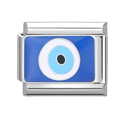 Greenyre Italienisches Charm Armband,Italien Charms bracelet 9 mm Titanium Steel,DIY abnehmbare Module für italienische Armbänder，Italienisches Charm Armband Zubehör Mädchen Junge Geschenk von Greenyre