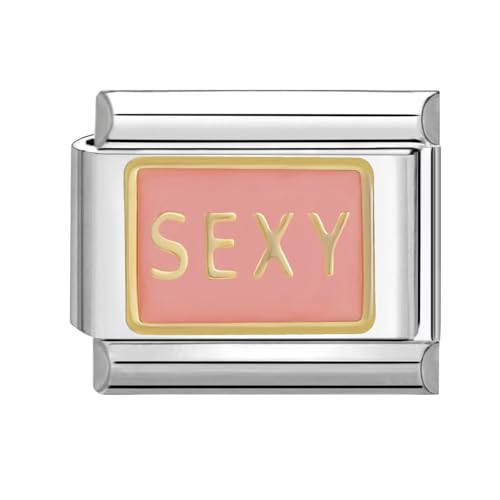 Greenyre Italienisches Charm Armband,Italien Charms bracelet 9 mm Titanium Steel,DIY abnehmbare Module für italienische Armbänder，Italienisches Charm Armband Zubehör Mädchen Junge Geschenk von Greenyre