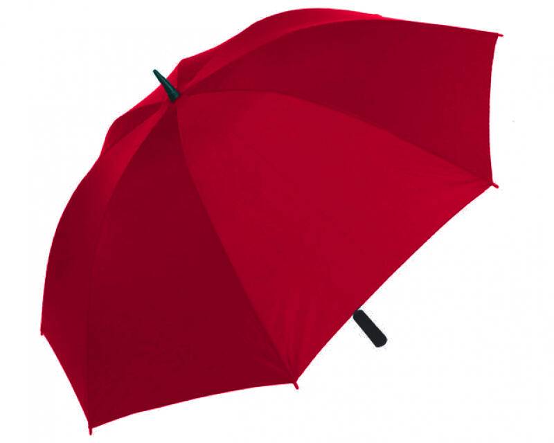 Gref - Gref Birdie Golf-/Gäste-/Hochzeitsschirm Fiberglas Moosgummigriff 8tlg rot Rot von Gref