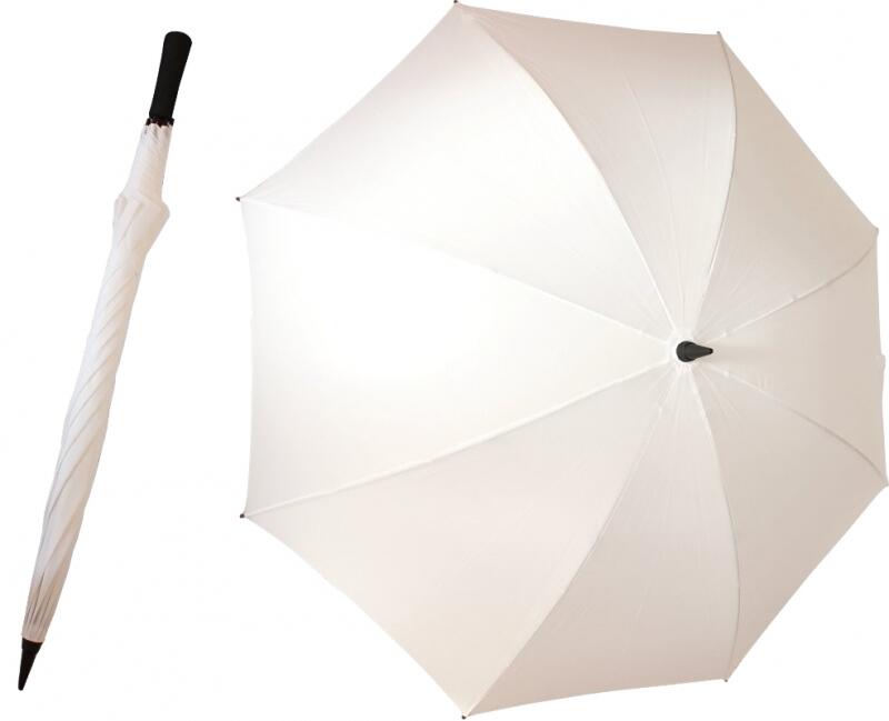 Gref - Gref Birdie Golf-/Gäste-/Hochzeitsschirm Fiberglas Moosgummigriff 8tlg weiß Weiß von Gref