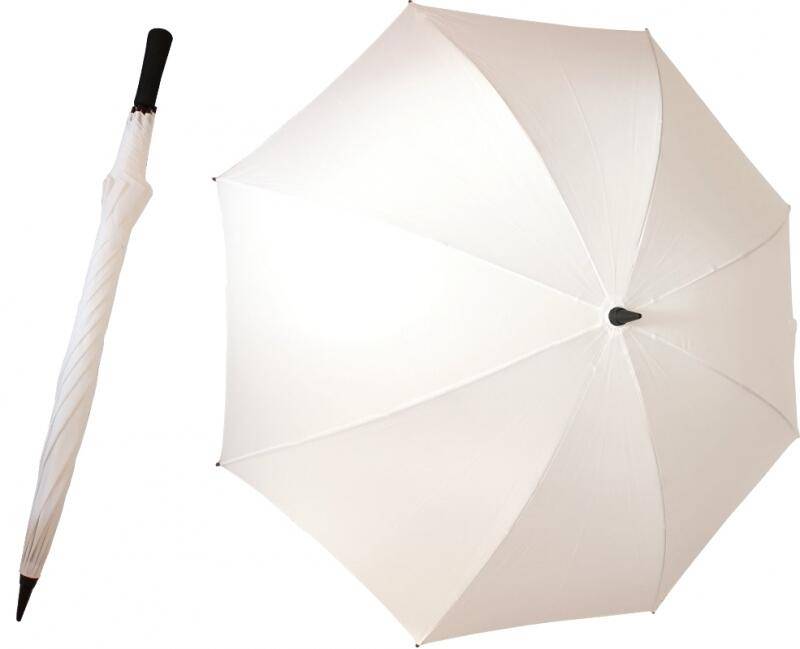 Gref - Gref Birdie Golf-/Gäste-/Hochzeitsschirm Fiberglas Moosgummigriff 8tlg weiß Weiß von Gref