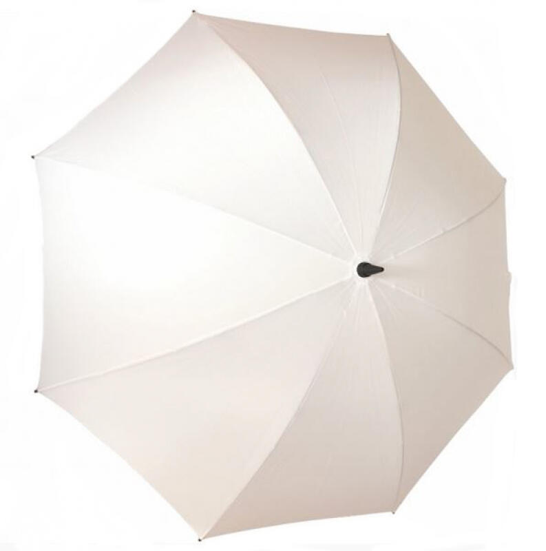 Gref - Gref Birdie Golf-/Gäste-/Hochzeitsschirm Fiberglas Moosgummigriff 8tlg weiss Weiß von Gref