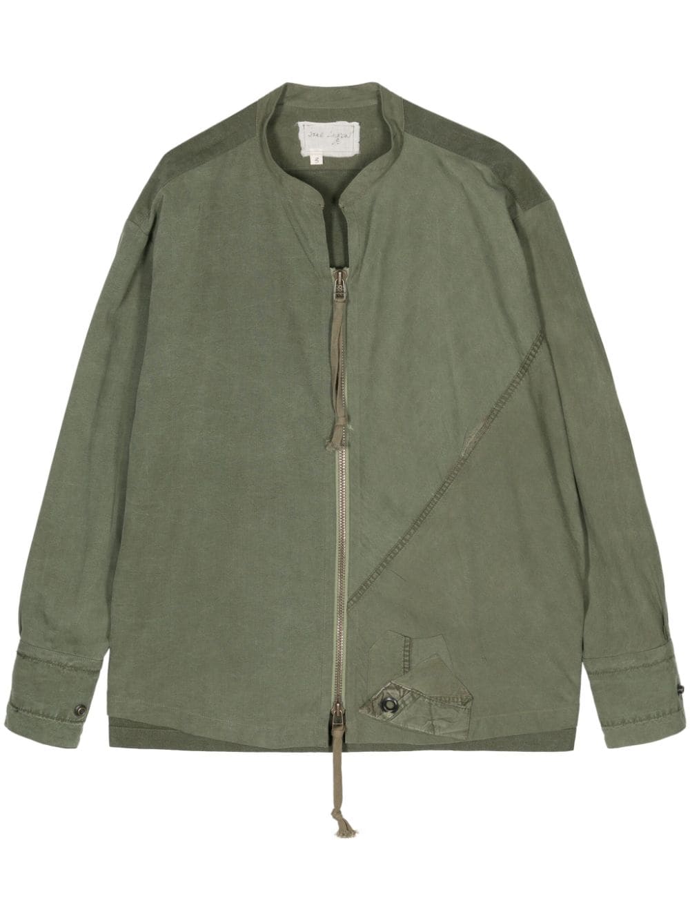 Greg Lauren cotton zip-up jacket - Grün von Greg Lauren