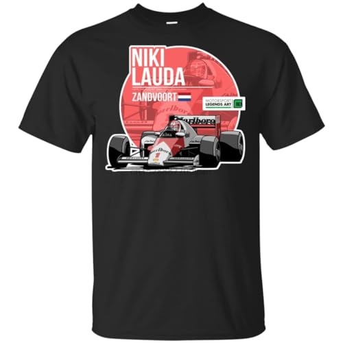 Niki Lauda - 1985 Zandvoort Tribute Cotton T-Shirt Black for Men-Women Niki Lauda - 1985 Zandvoort Tribute Cotton T-Shirt Black for Men-Women von Greg