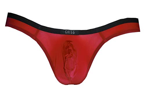 Gregg Homme Mini String (Thong) Voyeur 100604 in rot, Größe L von Gregg Homme