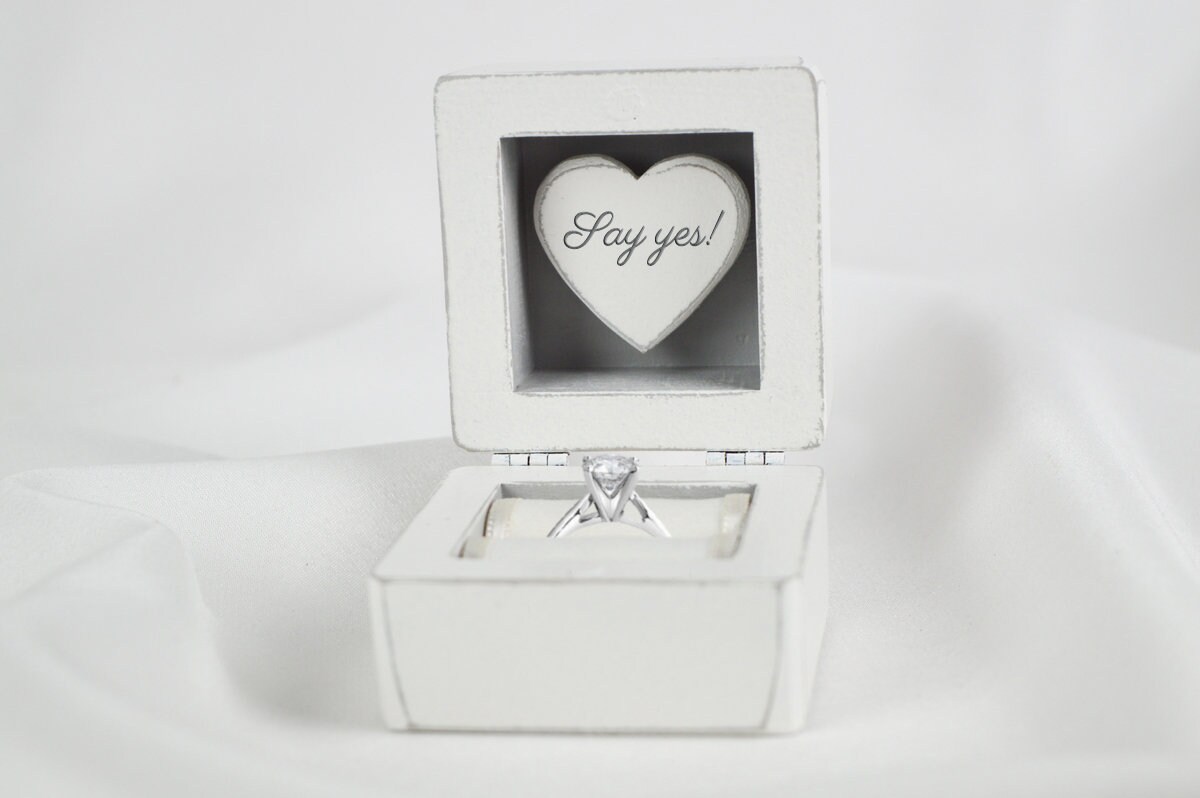 Heirate Mich Ring Box, Verlobungsgeschenk, Vorschlag Ringbox, Verlobungsideen, Sag Ja Heirate Mich Ring Box, Verlobungsgeschenk, Vorschlag Ringbox, Verlobungsideen, Sag Ja von GregolinoWedding