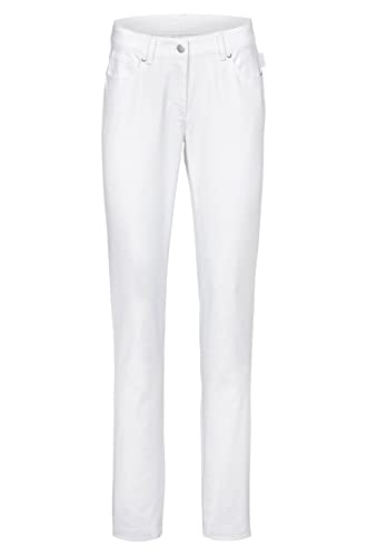 Greiff Care Damen Hose Jeans Weiss Regular Fit 64% Polyester 33% Baumwolle 3% Elastolefin Modell 5344 Größe 44 von GREIFF
