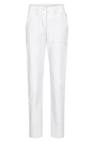 GREIFF Care Unisex Hose Weiss Regular Fit 50% Baumwolle 50% Polyester Modell 5333 für Damen und Herren Größe L von GREIFF
