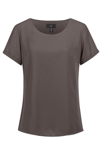 Greiff Chiffon Damen Chiffon-Bluse Kurzarm Rundhals Regular Taupe 38 Greiff Chiffon Damen Chiffon-Bluse Kurzarm Rundhals Regular Taupe 38 von GREIFF