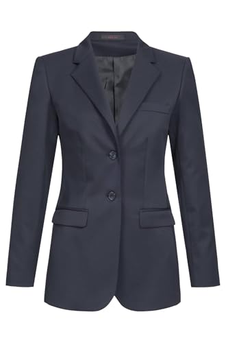 Greiff Corporate Basic Damen Langblazer Regular-Fit Marine 52 von Greiff