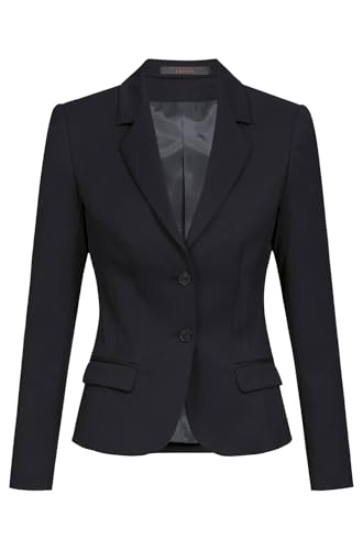 Greiff Corporate Blazer Basic Damen Slim Fit Oeko TEX® Schwarz 42 von GREIFF