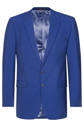Greiff Corporate Sakko Premium Herren Regular Fit Italian Blue 62 von GREIFF