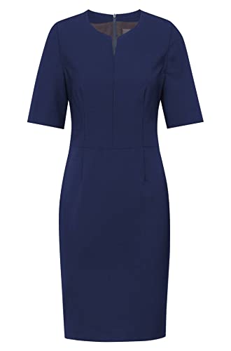 Greiff Corporate Wear Premium Damen Kleid Regular Fit Italian Blue Modell 1071 Größe 44 von GREIFF