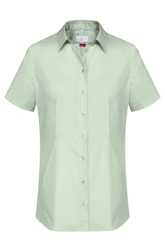 Greiff Essentials Basic Damen Bluse Kurzarm Kent Regular-Fit Mint 36 Greiff Essentials Basic Damen Bluse Kurzarm Kent Regular-Fit Mint 36 von GREIFF