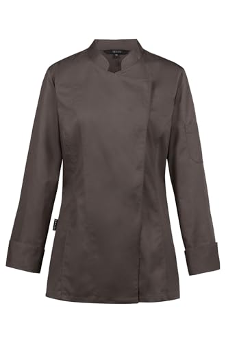 Greiff Gastro-Moda Cuisine Damen Kochjacke Regular-Fit Taupe M von Greiff