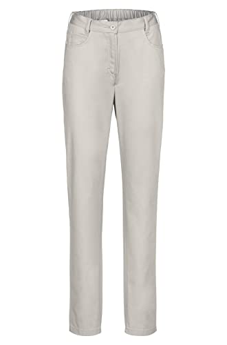 Greiff Gastro Moda Damen-Hose 5-Pocket-Style Regular-Fit Polyester/Baumwollmix Oeko-TEX® Hellgrau 42 von GREIFF