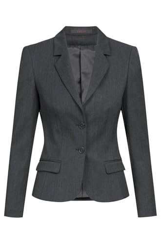 Greiff Corporate Blazer Basic Damen Slim Fit Oeko TEX® Anthrazit 32 von Greiff