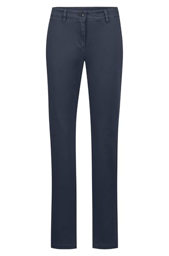 Greiff Corporate Casual Damen Chino-Hose Regular-Fit Marine 34 von GREIFF