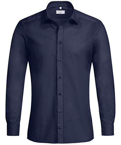 Greiff Größe 41/42 Corporate Wear Basic Herren Hemd Slim Fit Langarm Marine Dunkelblau Modell 6720 1123 Greiff Größe 41/42 Corporate Wear Basic Herren Hemd Slim Fit Langarm Marine Dunkelblau Modell 6720 1123 von Greiff