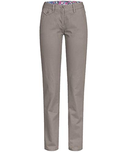 Greiff Größe 46 Corporate Wear Casual Damen Chinohose Regular Fit Kitt Beige Modell 1376 2710 von Greiff