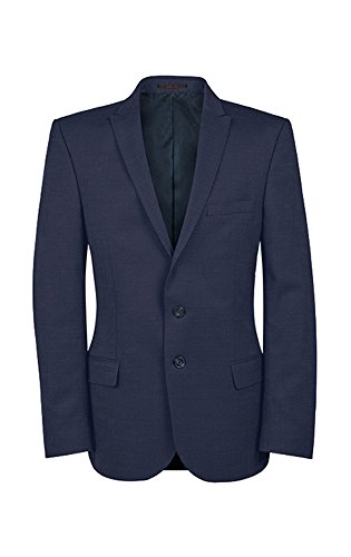 Greiff Größe 46 Corporate Wear Modern Herren Sakko Slim Fit Dunkelblau Modell 1127 von GREIFF