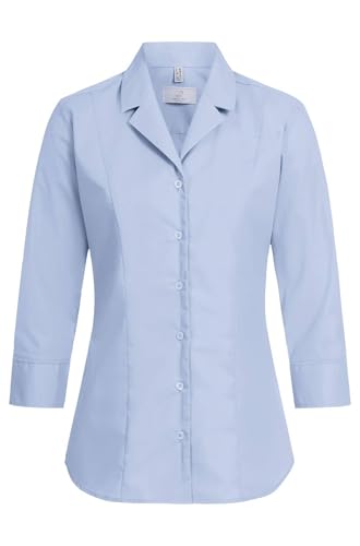 Greiff Corporate Bluse Basic Damen 3/4 Kent Regular-Fit Hellblau 48 Greiff Corporate Bluse Basic Damen 3/4 Kent Regular-Fit Hellblau 48 von Greiff