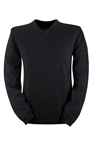Greiff Größe XL Corporate Wear Strick Herren Pullover Regular Fit Schwarz Modell 6040 von GREIFF