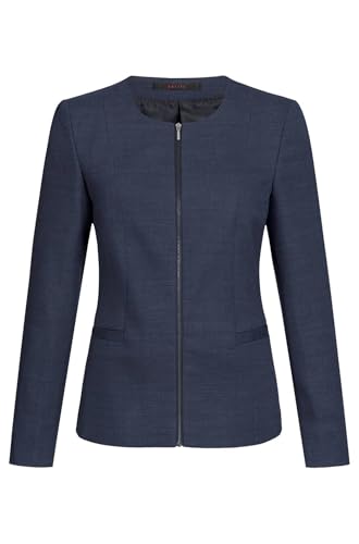 Greiff Modern with 37.5® Damen Blazer Regular-Fit Marine Pinpoint 42 von Greiff
