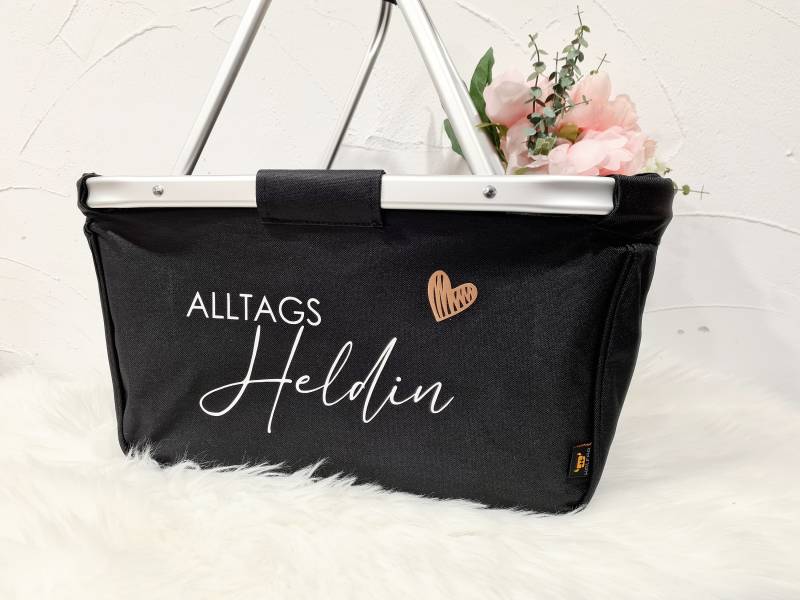 Einkaufskorb "Alltagsheldin" von GreissTextildruck